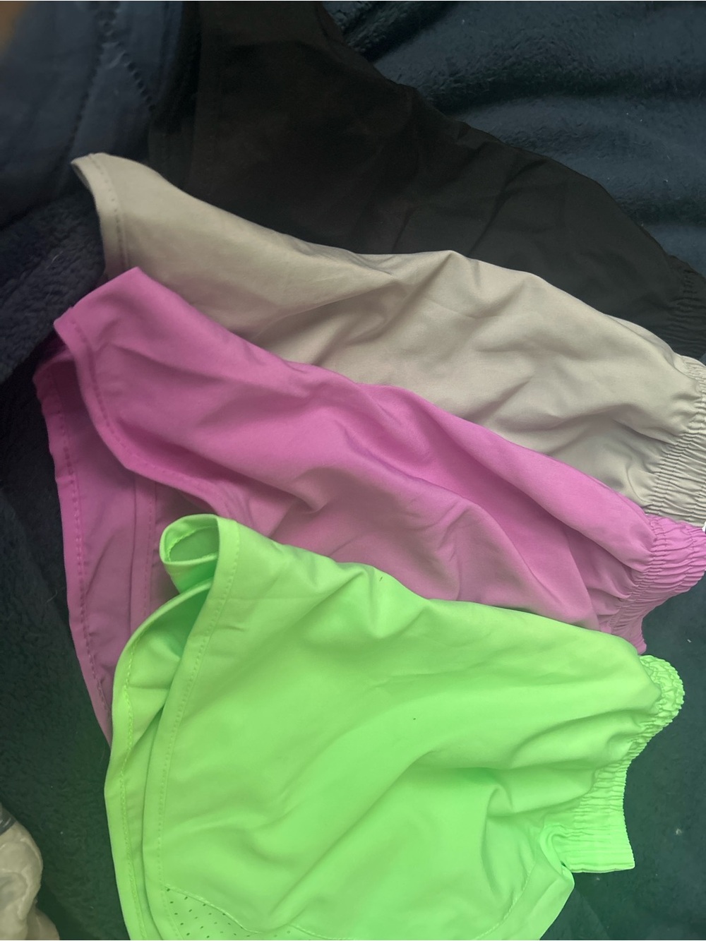 Women’s Active Shorts - Green, Pink, Cream & Black size XS